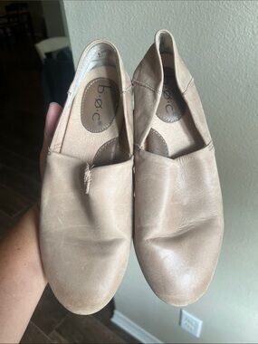 b.o.c. Neutral Beige Slip-On Flats